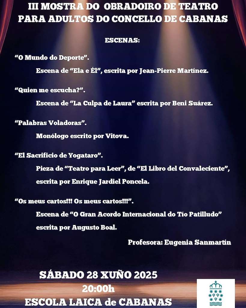 III Mostra do Obradoiro de Teatro para Adultos en Cabanas