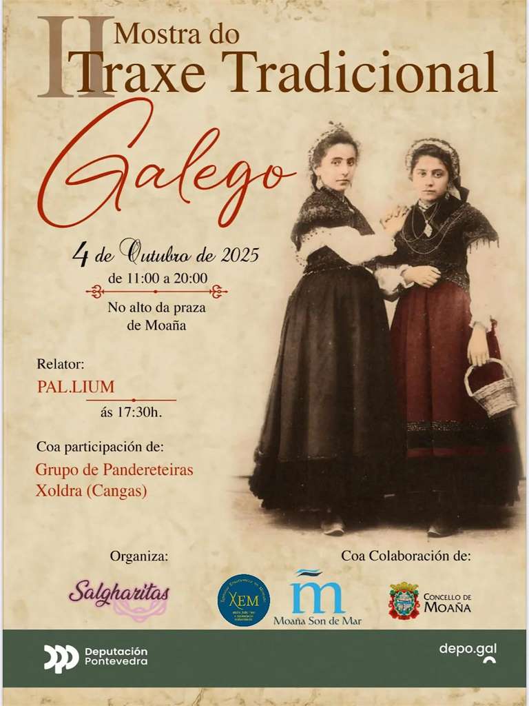 II Mostra do Traxe Tradicional Galego  en Moaña