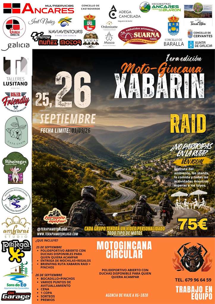 Moto Gincana Xabarin  (2026) en Baralla