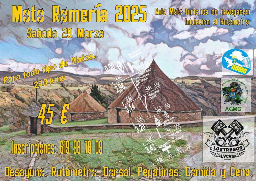 Moto Romería en Lugo