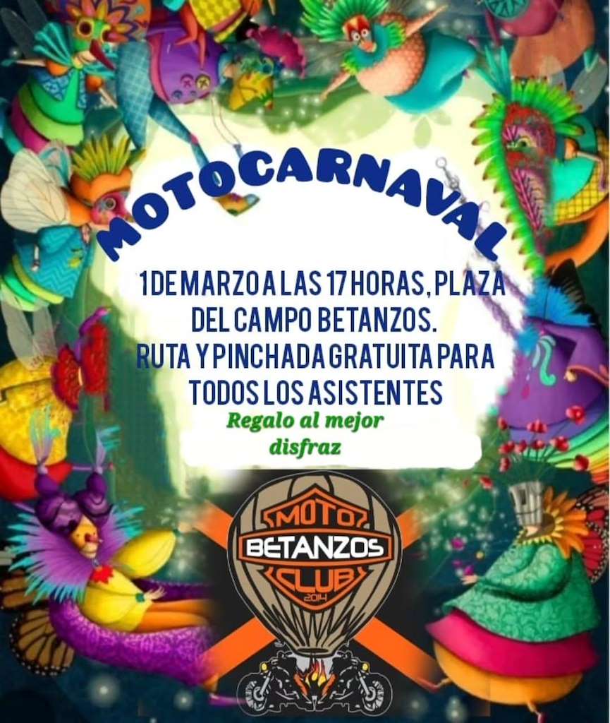 Motocarnaval en Betanzos