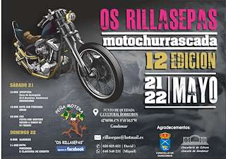Fechas, información, programa, cartel, imágenes, mapa y ubicación de XII Motochurrascada Os Rillasepas  en  Gondomar