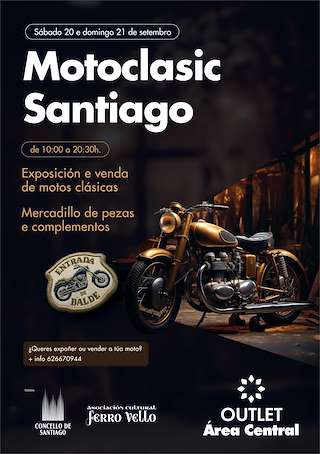 Fechas, información, programa, cartel, imágenes, mapa y ubicación de Motoclasic de Área Central  en  Santiago de Compostela