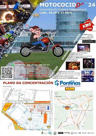 Motococido en Lalín