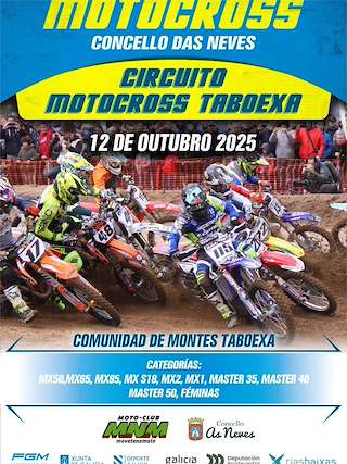 Fechas, información, programa, cartel, imágenes, mapa y ubicación de Motocross de Taboexa  en  As Neves
