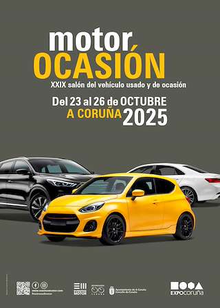 Fechas, información, programa, cartel, imágenes, mapa y ubicación de XXIX Motor Ocasión - Salón del Vehículo Usado y de Ocasión (2025)  en  A Coruña