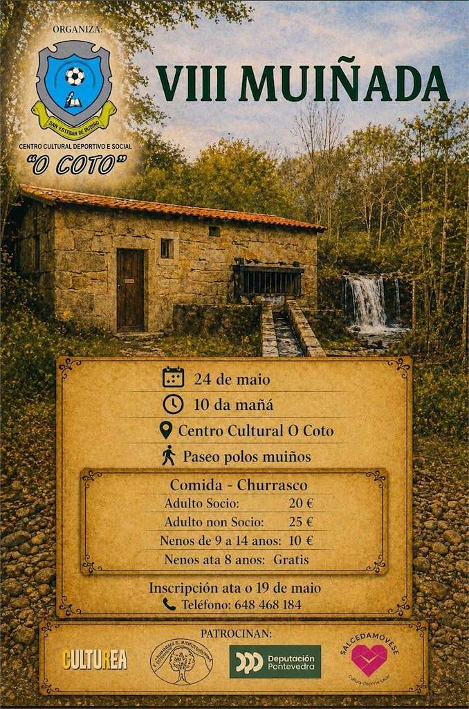 VIII Muiñada (2026) en Salceda de Caselas