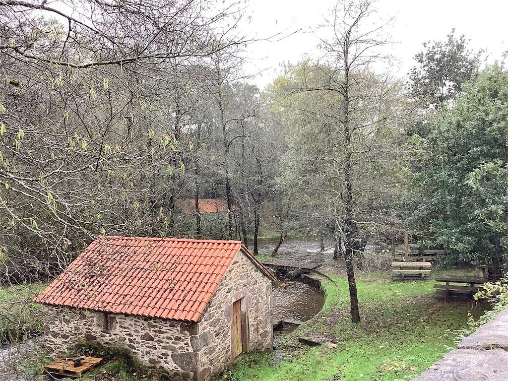 Muiños do Río Abuín en Santa Comba