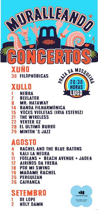Muralleando Concertos (2026) en Lugo