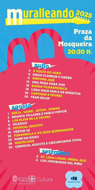 Muralleando Concertos (2026) en Lugo