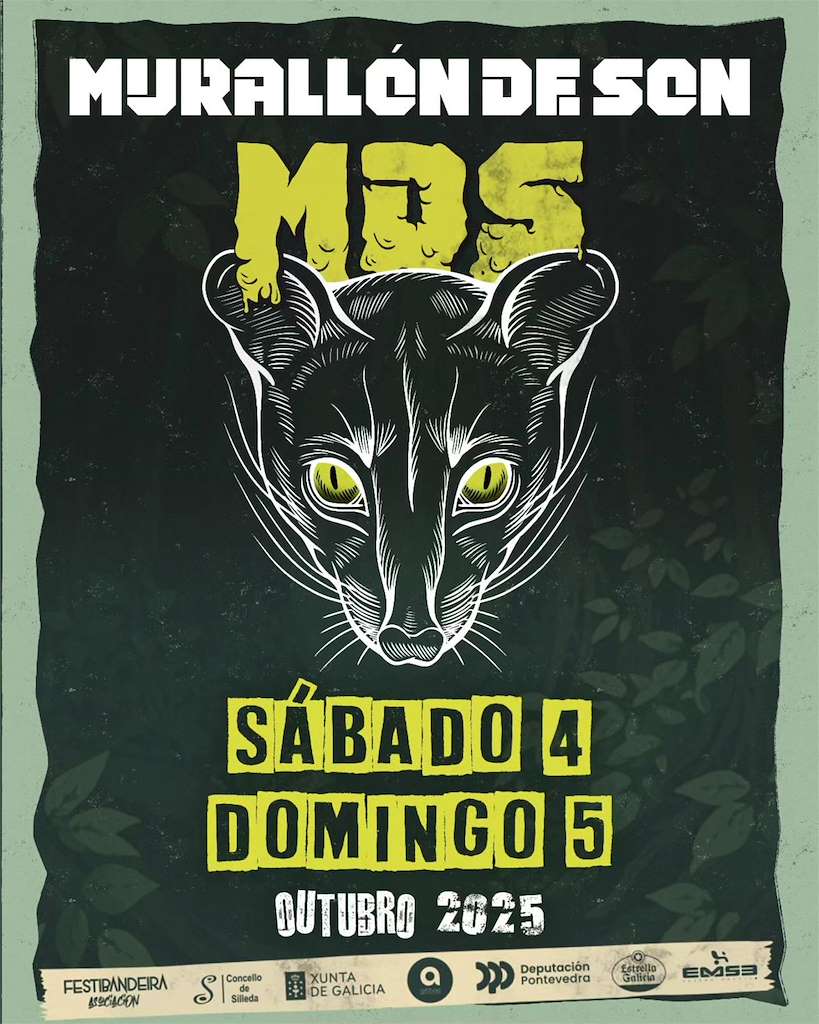 Murallón de Son de Bandeira (2025) en Silleda
