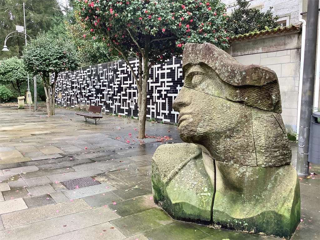 Muro de las Palabras en Caldas de Reis