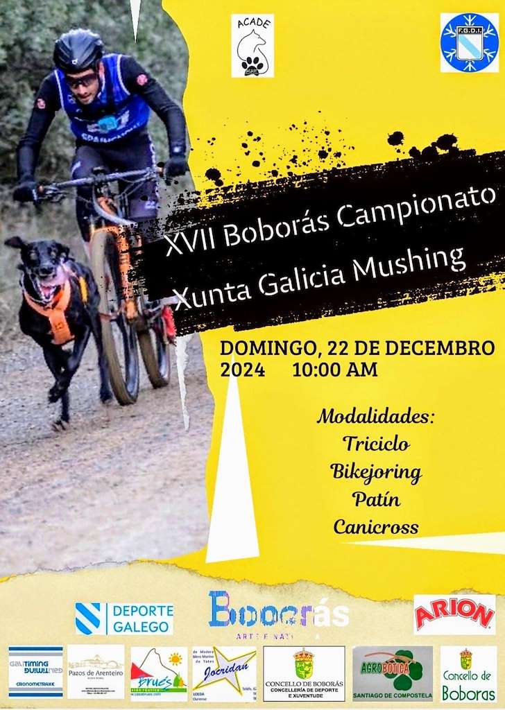 XVI Mushing - Campionato Xunta de Galicia de Mushing Terra en Boborás