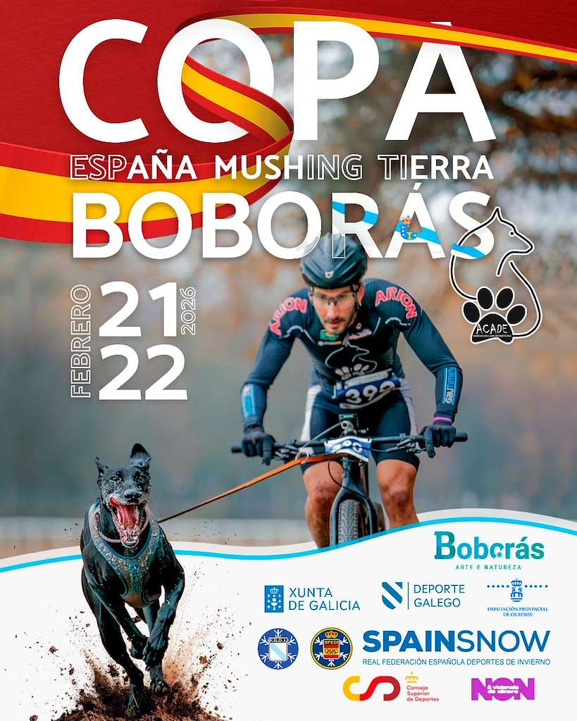 XVIII Mushing - Copa de España de Mushing Tierra (2026) en Boborás