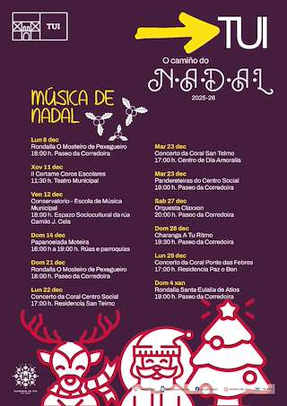 Fechas, información, programa, cartel, imágenes, mapa y ubicación de Música de Nadal (2025-2026)  en  Tui