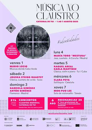 Fechas, información, programa, cartel, imágenes, mapa y ubicación de XIX Música no Claustro  en  Tui