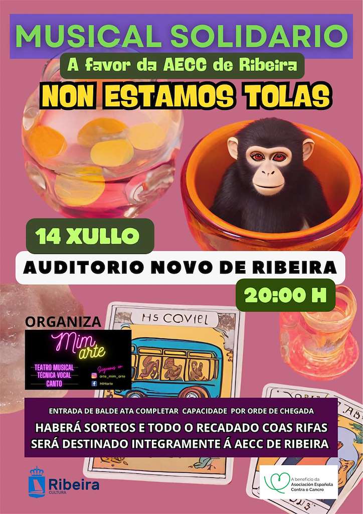 Musical Solidario a Favor da AECC en Ribeira