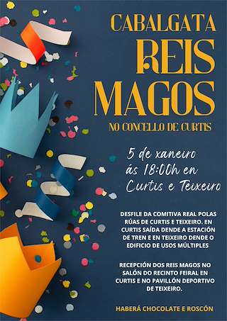 Programa de Navidad – Cabalgata de Reyes en Curtis