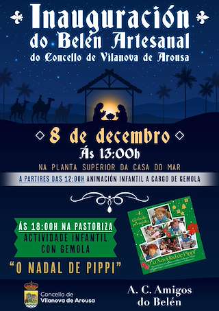 Programa de Navidad – Cabalgata de Reyes en Vilanova de Arousa