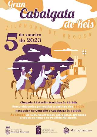 Programa de Navidad – Cabalgata de Reyes en Vilanova de Arousa