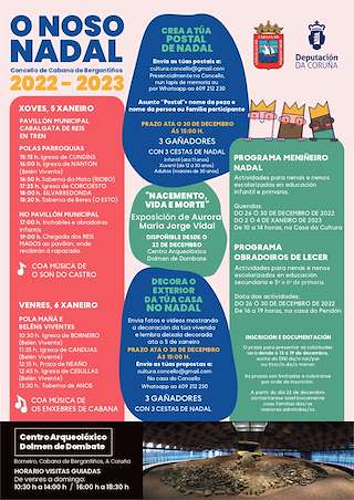 Programa de Navidad – Cabalgata de Reyes (2025-2026) en Cabana de Bergantiños