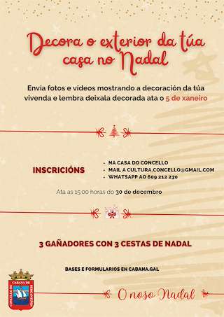 Programa de Navidad – Cabalgata de Reyes (2025-2026) en Cabana de Bergantiños