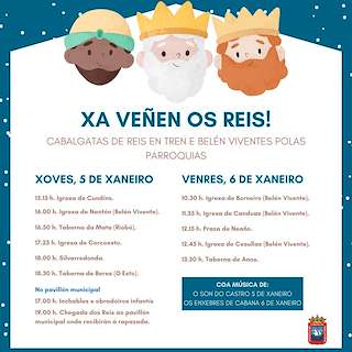 Programa de Navidad – Cabalgata de Reyes (2025-2026) en Cabana de Bergantiños