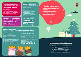 Programa de Navidad – Cabalgata de Reyes (2025-2026) en Cabana de Bergantiños