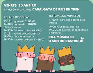 Programa de Navidad – Cabalgata de Reyes (2025-2026) en Cabana de Bergantiños