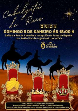 Programa de Navidad – Cabalgata de Reyes en Ribeira