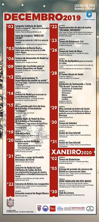 Programa de Nadal - Cabalgata de Reis en Caldas de Reis
