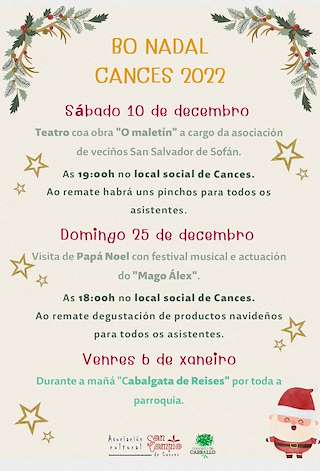 Programa de Navidad de Cances - Cabalgata de Reyes (2025-2026) en Carballo