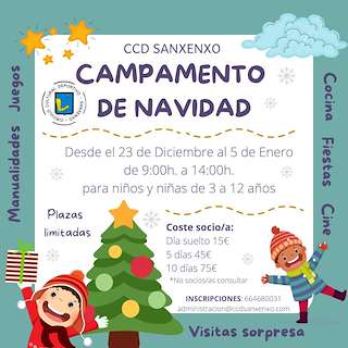 Programa de Nadal do CCD Sanxenxo