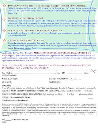 Programa de Nadal - Cabalgata de Reis en Rois