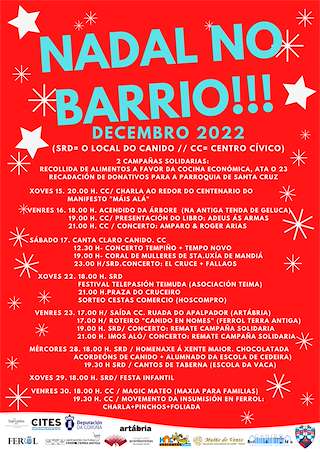 Navidad en el Barrio de Canido en Ferrol