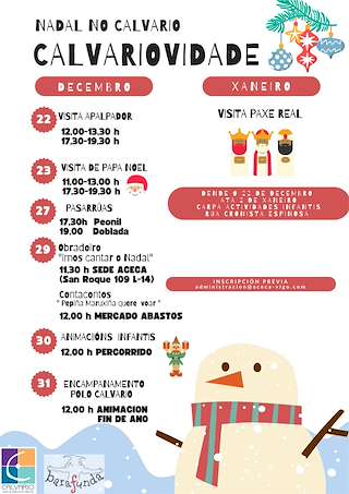 Programa de Navidad – Visita de los Reyes del Calvario en Vigo
