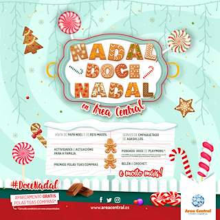 Programa de Nadal do Área Central en Santiago de Compostela