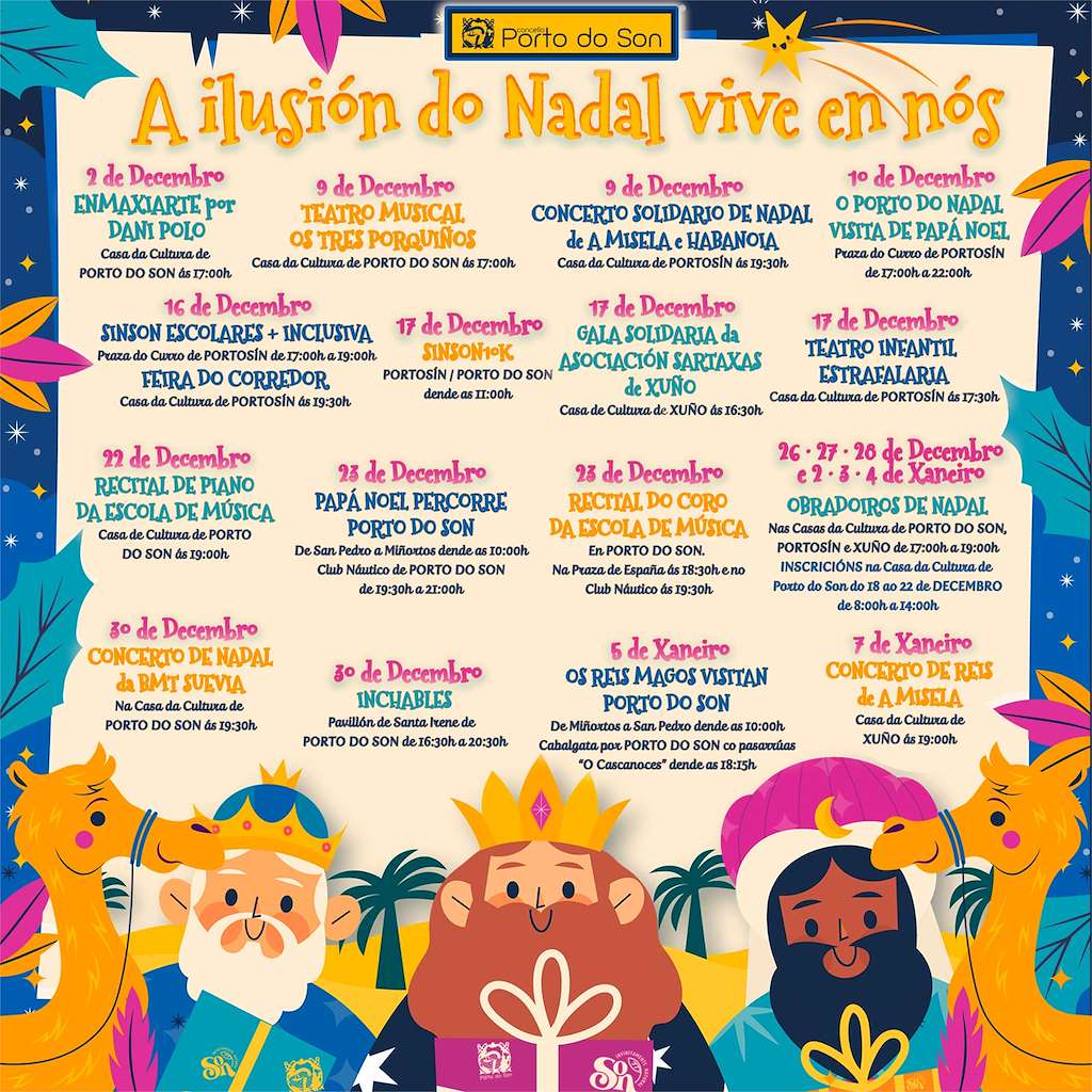Nadal Cultural - Cabalgata de Reis  (2022) en Porto do Son