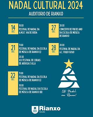 Fechas, información, programa, cartel, imágenes, mapa y ubicación de Nadal Cultural  en  Rianxo