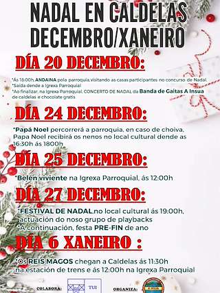 Fechas, información, programa, cartel, imágenes, mapa y ubicación de Nadal de Caldelas (2025-2026)  en  Tui