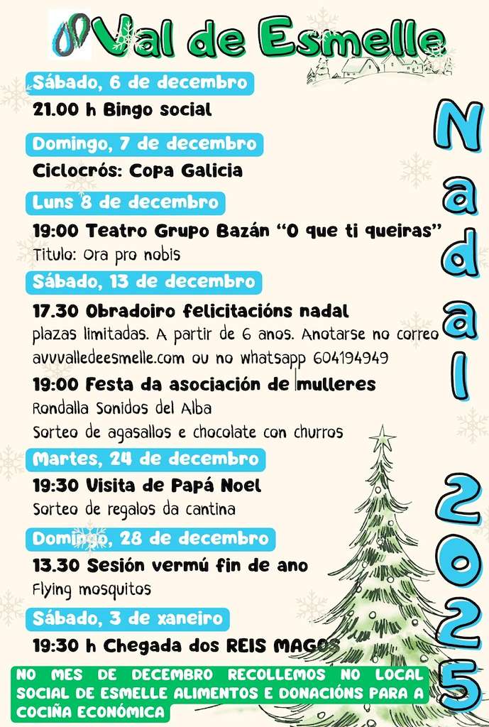 Programa de Navidad – Visita de los Reyes de Esmelle en Ferrol