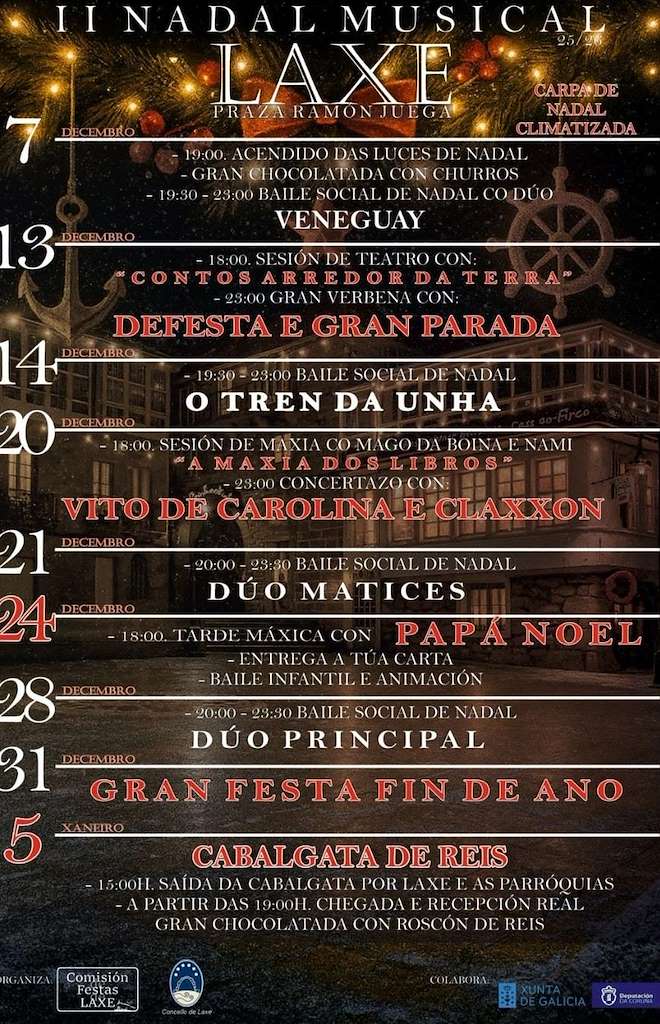 Navidad Musical – Cabalgata de Reyes en Laxe