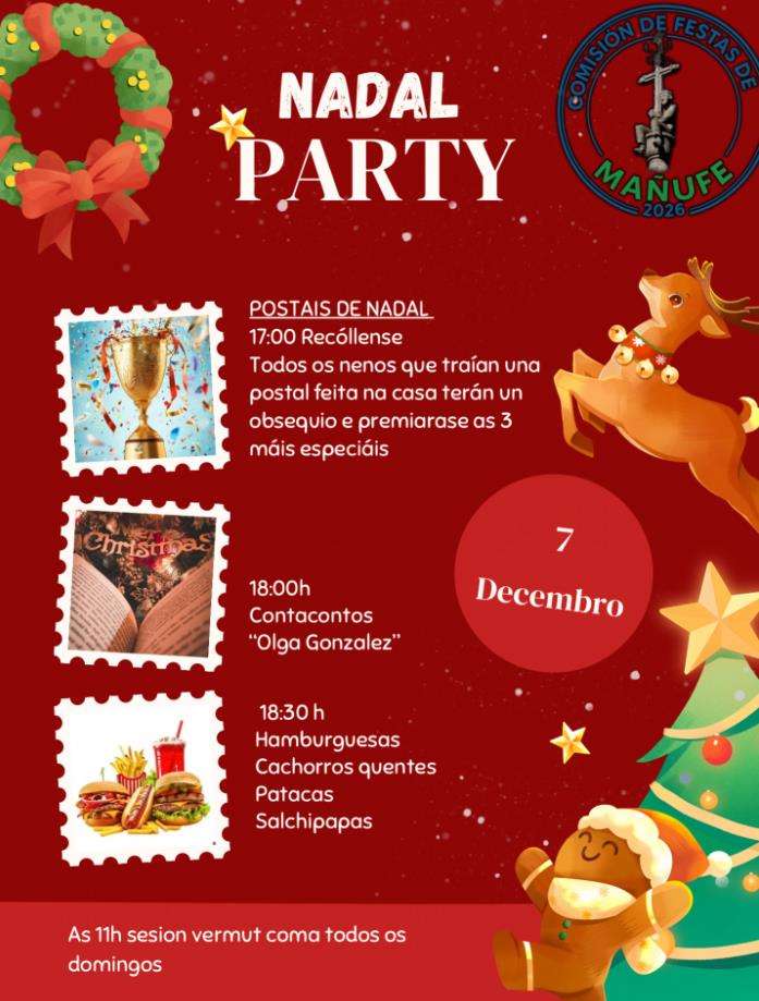 Navidad Party de Mañufe en Gondomar