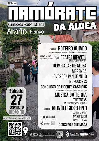 Fechas, información, programa, cartel, imágenes, mapa y ubicación de Namórate da Aldea  en  Rianxo