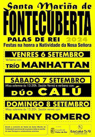 Natividade de Nosa Señora de Fontecuberta en Palas de Rei