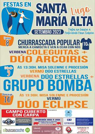 Natividade de Nosa Señora de Santa María Alta en Lugo