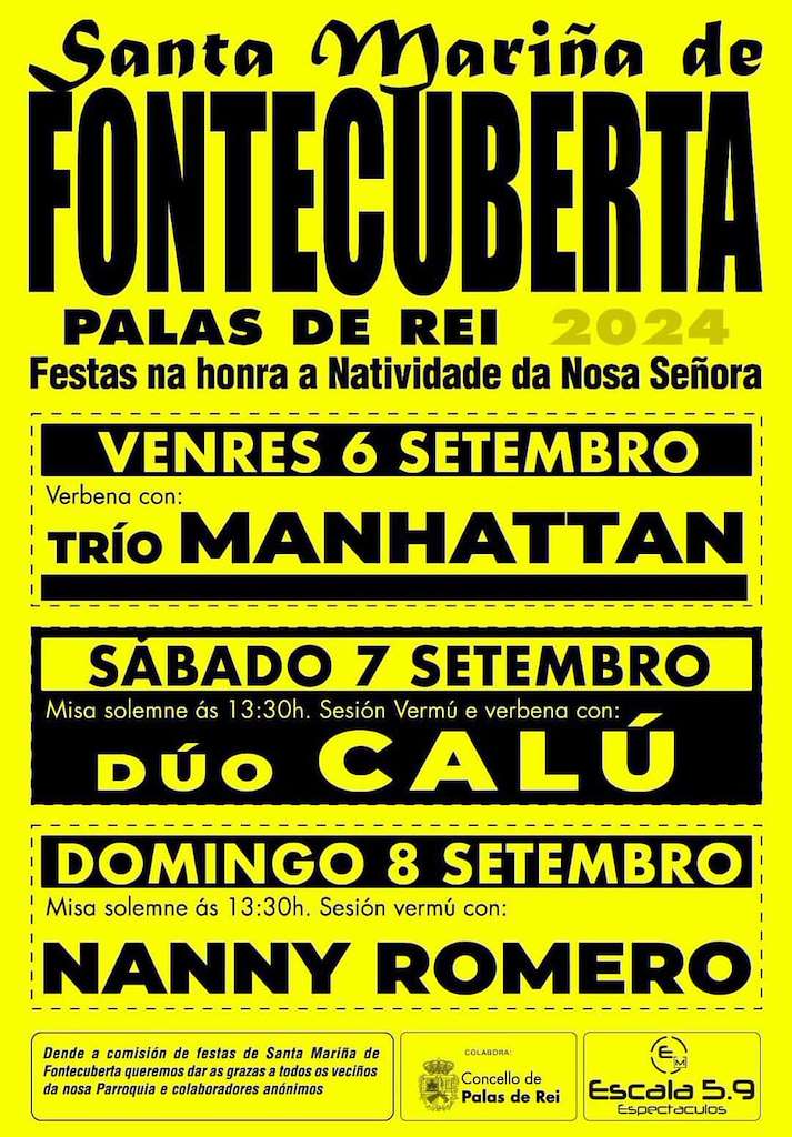 Natividade de Nosa Señora de Fontecuberta en Palas de Rei