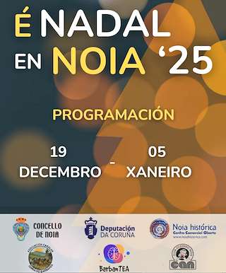 Fechas, información, programa, cartel, imágenes, mapa y ubicación de Navidad Cultural - Recepción de Reyes (2025-2026)  en  Noia