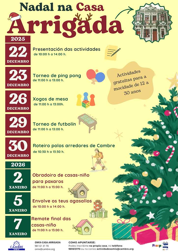 Navidad en la Casa Arrigada (2025-2026) en Cambre