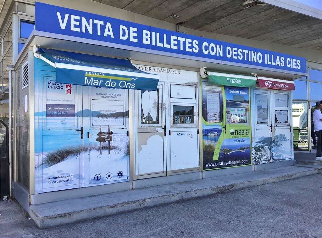 Naviera Nabia - Taquilla en Cangas
